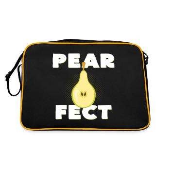 poire - Sac Retro - noir/or - Dos