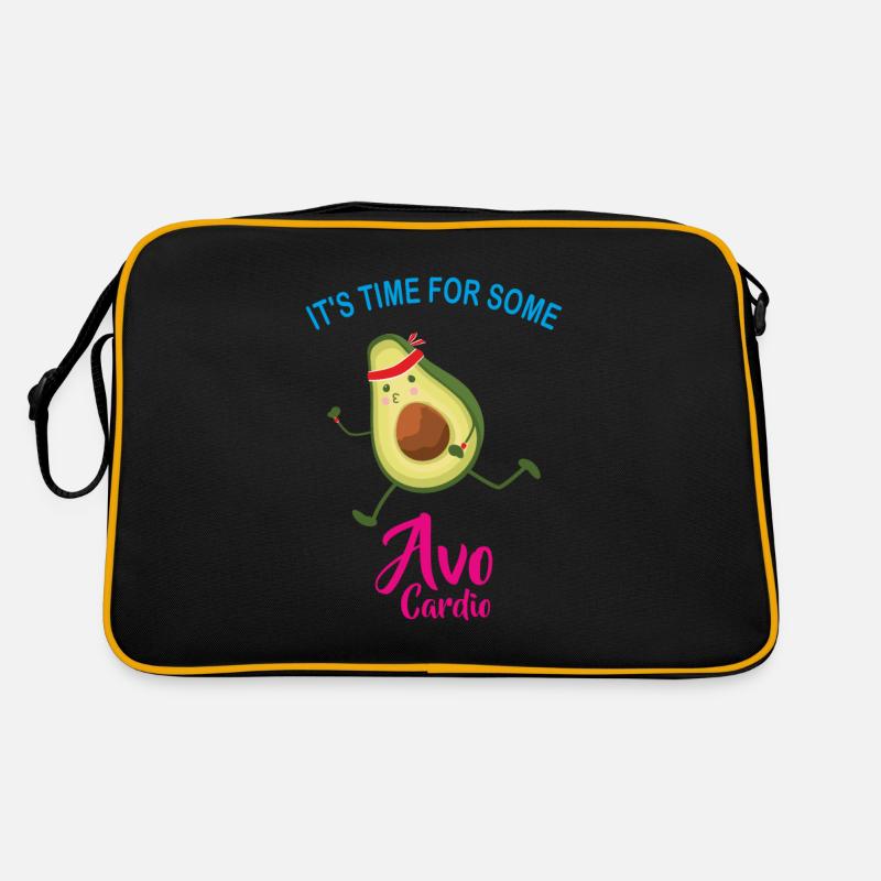 Avocardio Shirt - Sac Retro - noir/or