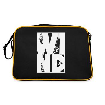VENT - Sac Retro - noir/or - Dos
