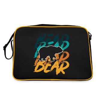 Bear bears - Retro Bag - black/gold - Back