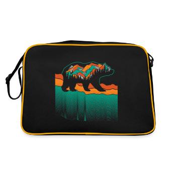 Bear bears - Retro Bag - black/gold - Back