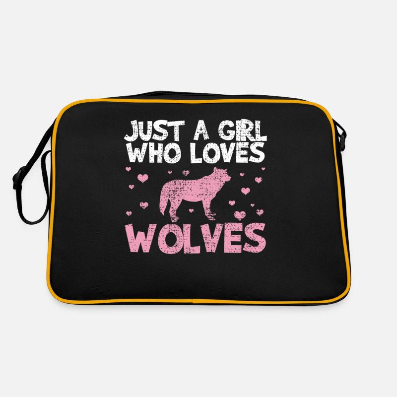 Wolf the wolf Retro Bag