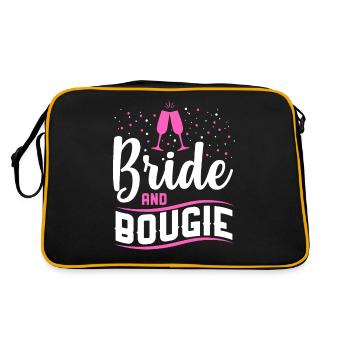 Mariage et fête mariage ivre JGA - Sac Retro - noir/or - Dos