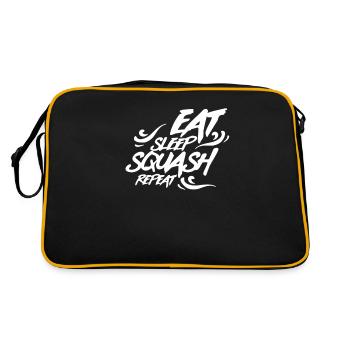 Squash Squash Squash Squash - Sac Retro - noir/or - Dos