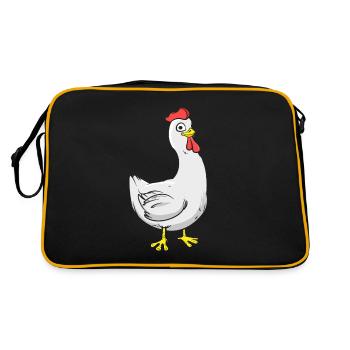 Poulet poulet poussin - Sac Retro - noir/or - Dos