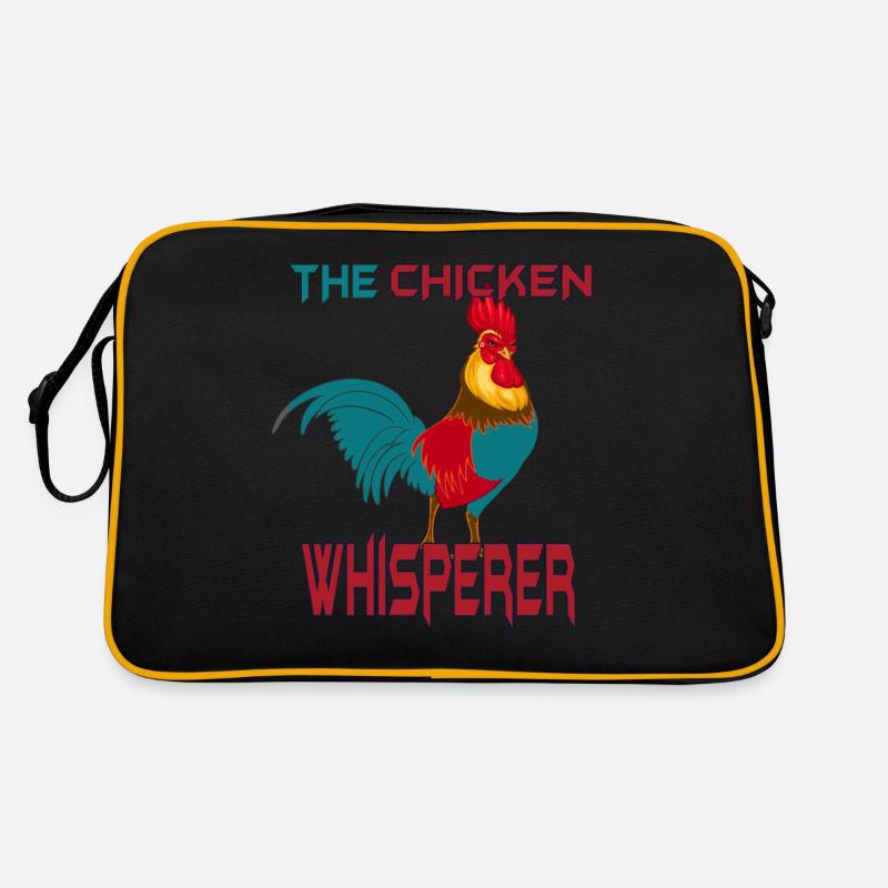 Poulet poulet poussin - Sac Retro - noir/or
