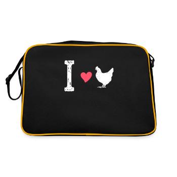 Poulet poulet poussin - Sac Retro - noir/or - Dos