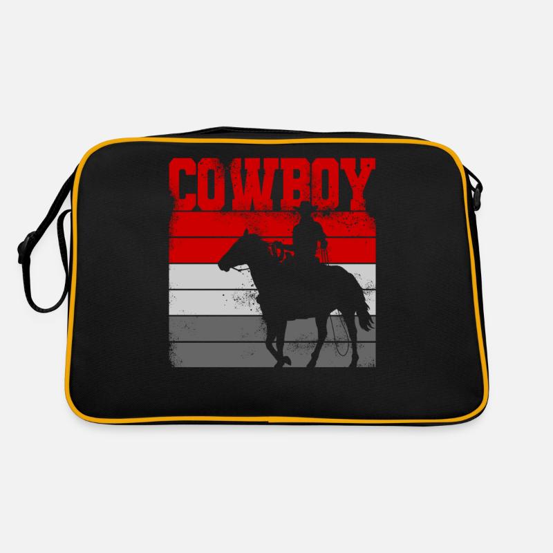 Cowboy western cavalier Sac Retro