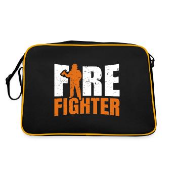 Firefighter - Fire Fighter - Fire Fighter - Retro Bag - black/gold - Back