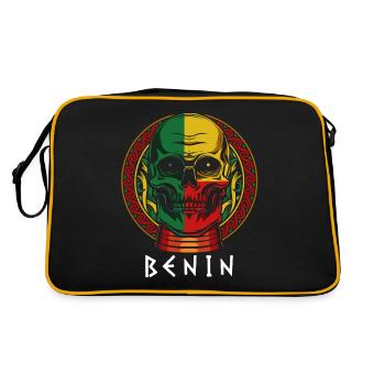 Bénin - Sac Retro - noir/or - Dos