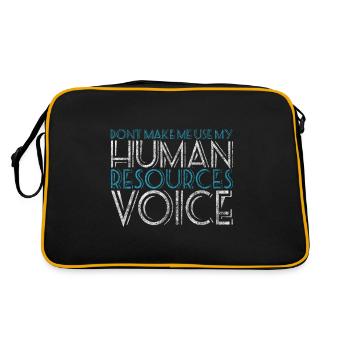 Voice HREr Gift Personal Manager - Retro Bag - black/gold - Back