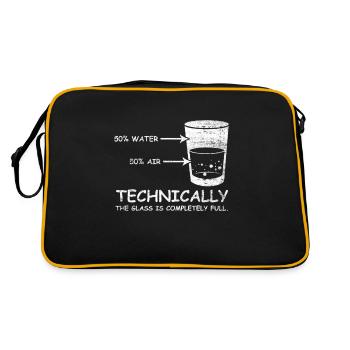 Nerd - Sac Retro - noir/or - Dos