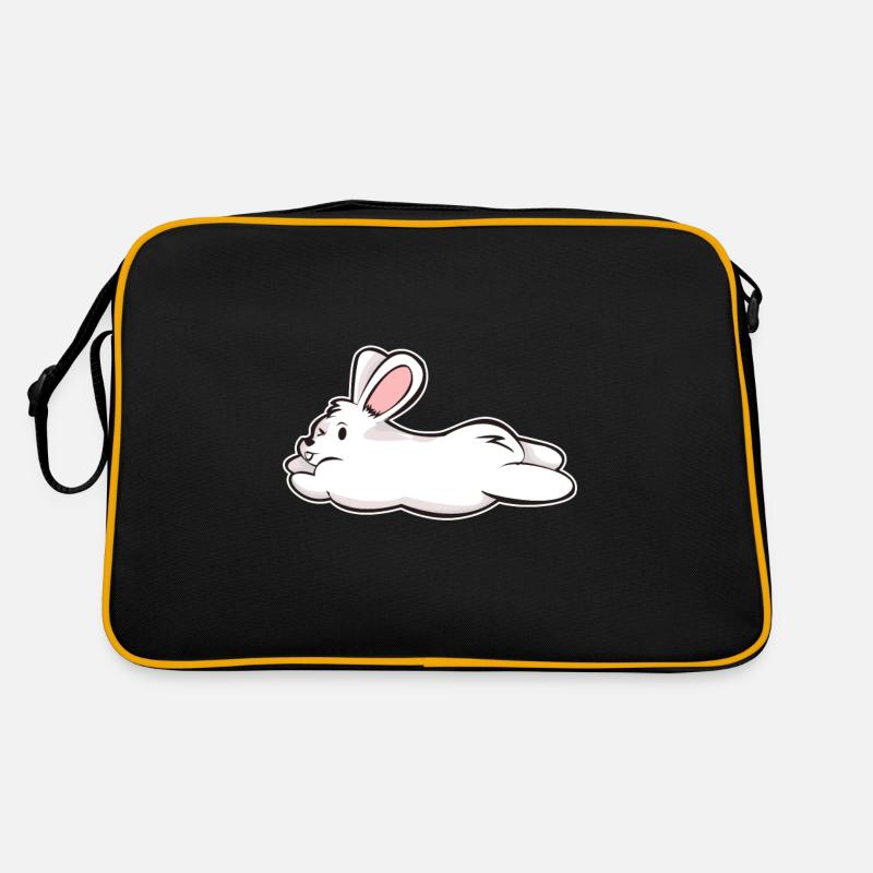 White Rabbit Rabbit Rabbit Comic Gift Retro Bag