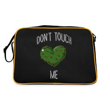 Dont touch me - Retro Bag - black/gold - Back