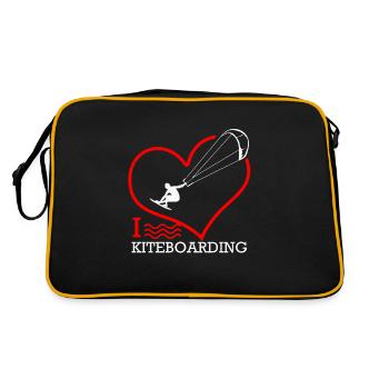 Kiteboard - Sac Retro - noir/or - Dos