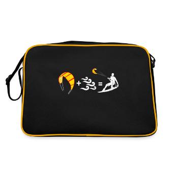 Kiteboard - Sac Retro - noir/or - Dos