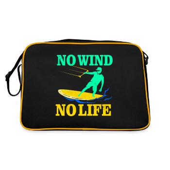 Kiteboard - Sac Retro - noir/or - Dos