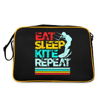 Kiteboard - Sac Retro - noir/or - Dos
