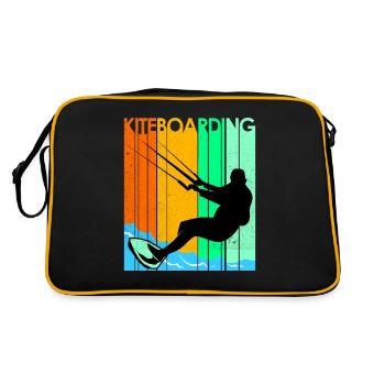 Kiteboard - Sac Retro - noir/or - Dos