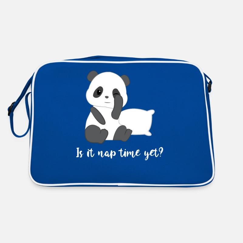 Panda - Panda - Pandafan - Sleep - Tired Retro Bag
