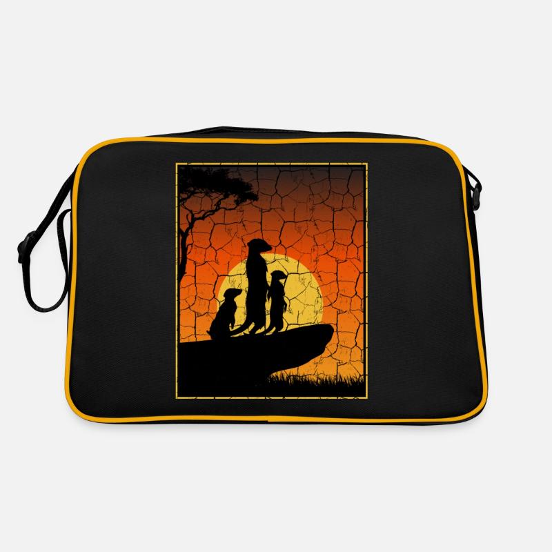 Erdmännchen Retro Tasche