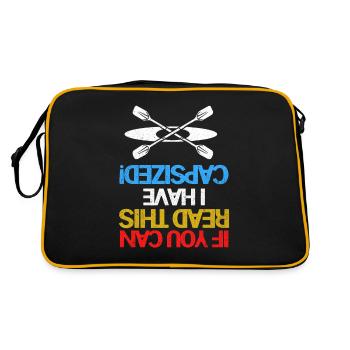 Kajak - Sac Retro - noir/or - Dos