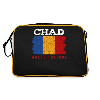 Tchad - Sac Retro - noir/or - Dos