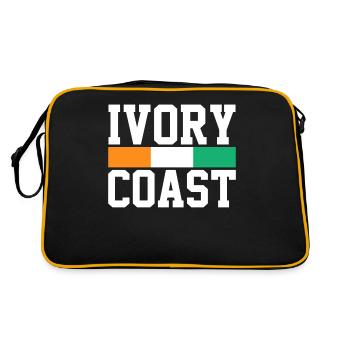 Ivory Coast - Retro Bag - black/gold - Back