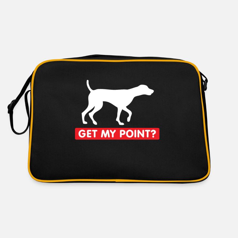 Allemand Cheveux courts Pointer propriétaire de chien cadeau Sac Retro