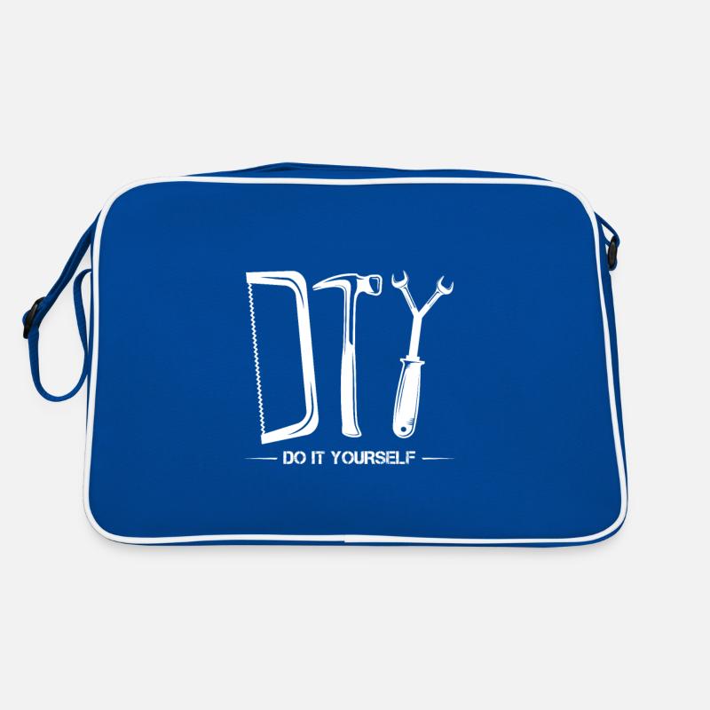 DIY Do It Yourself DIY Saw Hammer Tool Retro Bag