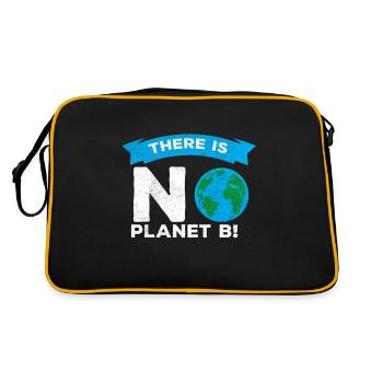 Plan B Climate Change Climate Change Friday - Retro Bag - black/gold - Back