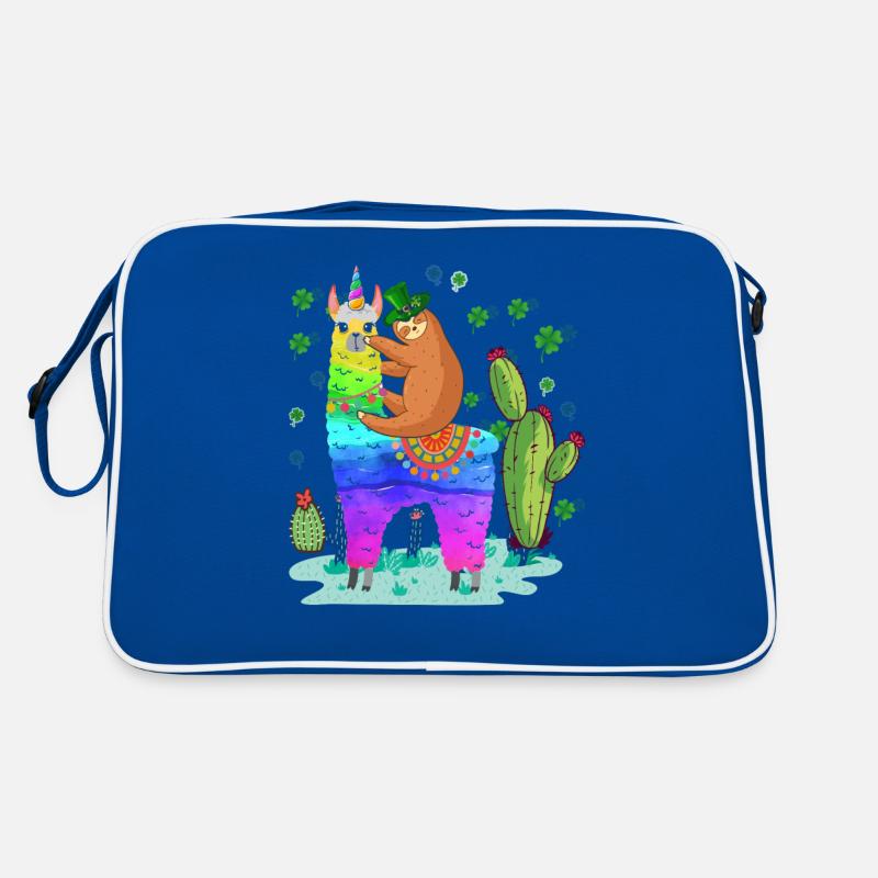 Sloth Riding Llama St Retro Bag