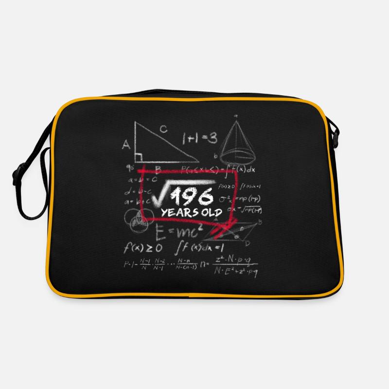 14. Geburtstag Mathe Nerd Wurzelrechnung Retro Tasche