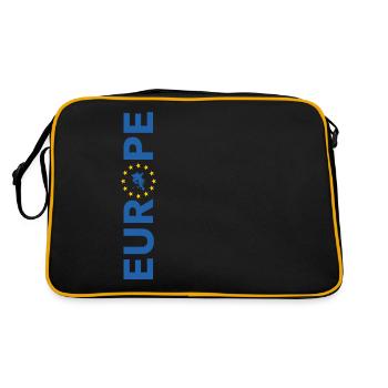 Europe EU European Union stars - Retro Bag - black/gold - Back