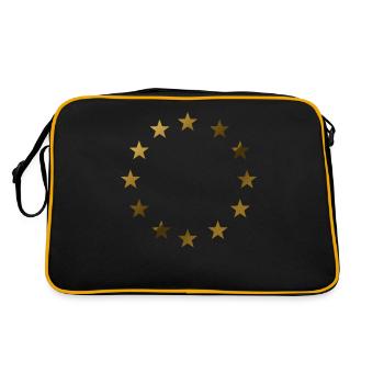 EU European Union Stars Gold - Retro Bag - black/gold - Back