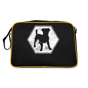 Jack Russell - Sac Retro - noir/or - Dos
