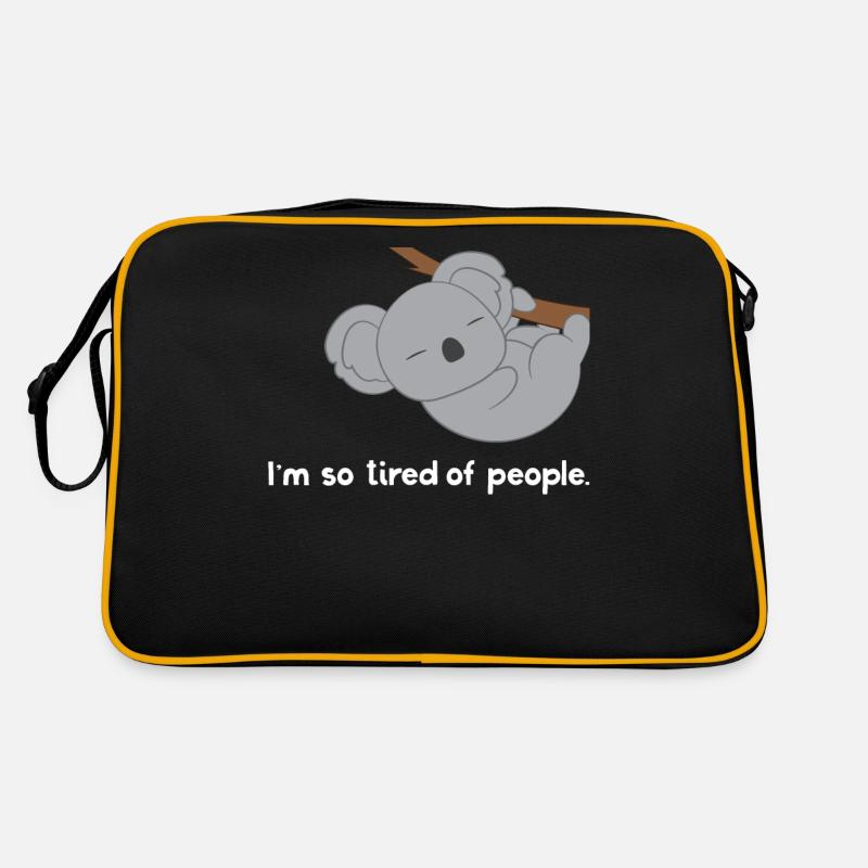Koala - Koalas - Koalafan - Introverti - Cadeau Sac Retro