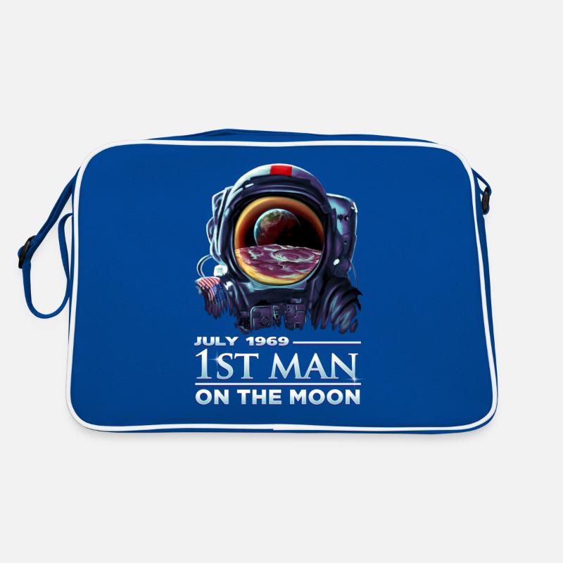 Astronaut 1969 Erster Mann auf dem Mond - DK Studio Retro Tasche