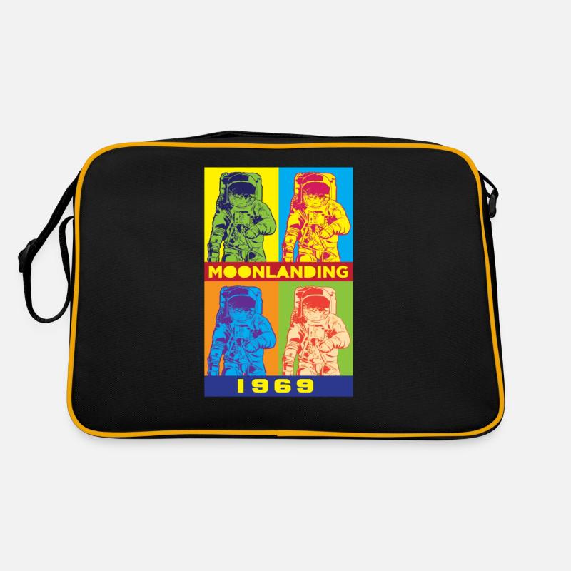 Apollo 11 Pop Art Design for 50th Anniversary Retro Bag