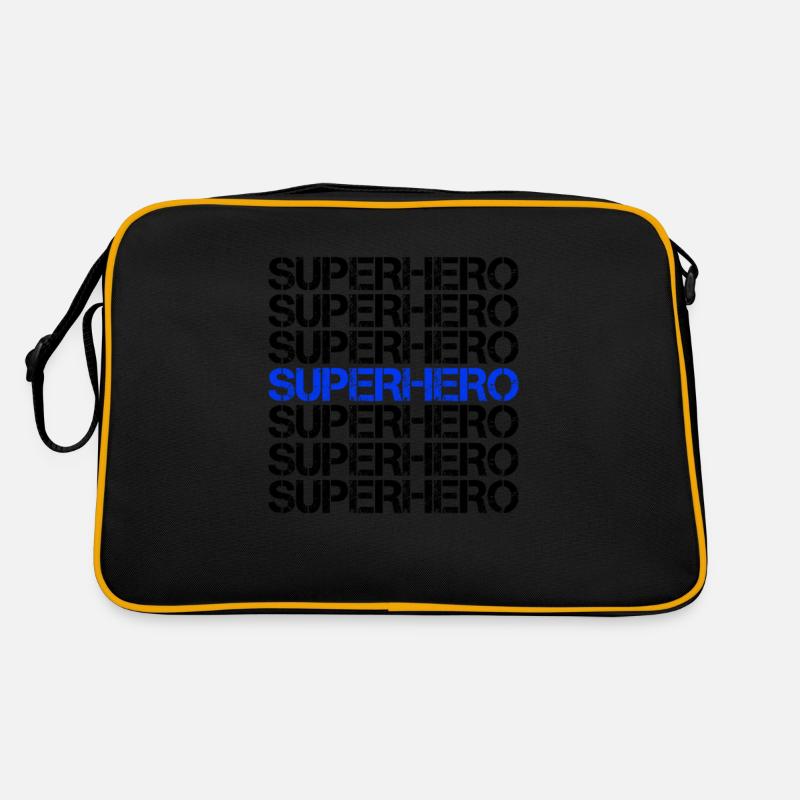 Superhero Superheld Retro Tasche