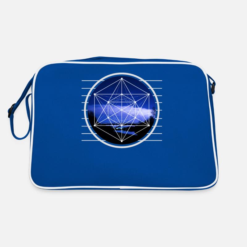 Conception graphique Metatron Hexagon Cube Sac Retro