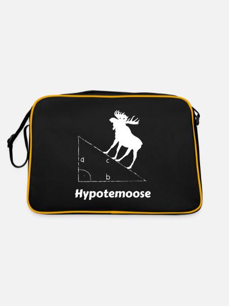Hypotemoose - Retro Bag - black/gold - Back