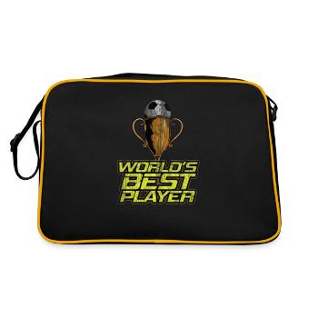 Football Sport But Coupe De Championnat - Sac Retro - noir/or - Dos