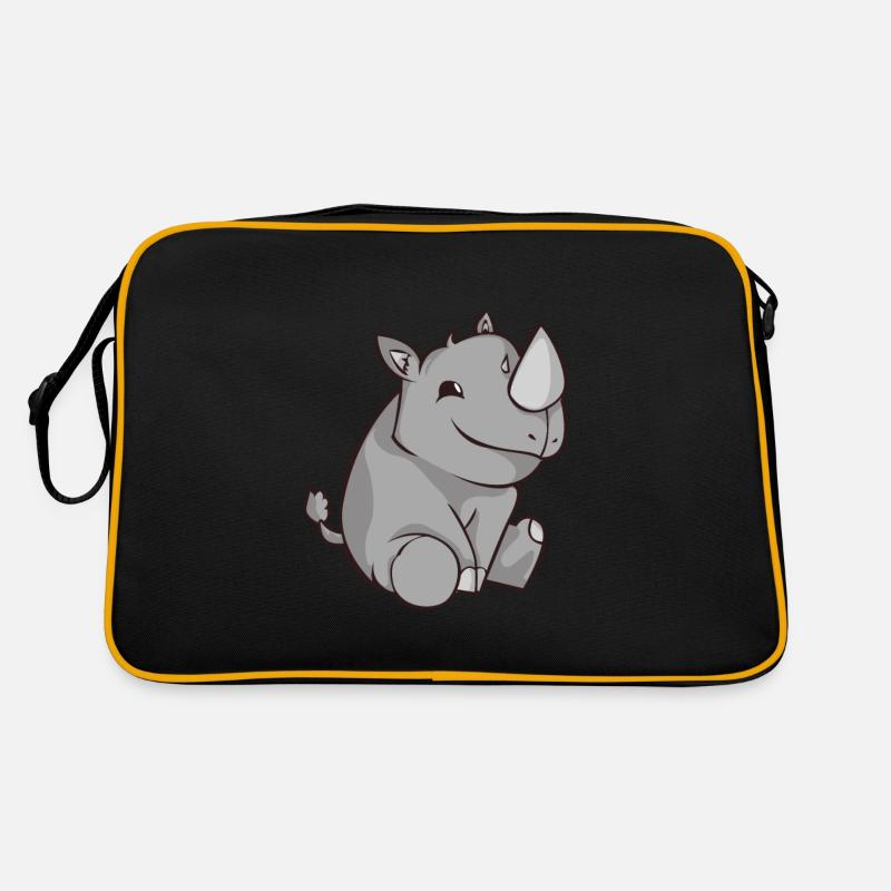 Chibi Comic Nashorn Kawaii Niedlich Geschenk Retro Tasche