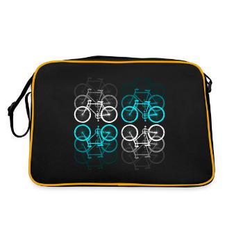 Vélo vélo rétro look - Sac Retro - noir/or - Dos