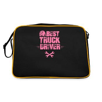Truck Driver Truck Driver Truck Driver - Retro Bag - black/gold - Back