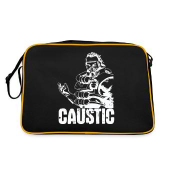 Caustic - Retro Bag - black/gold - Back