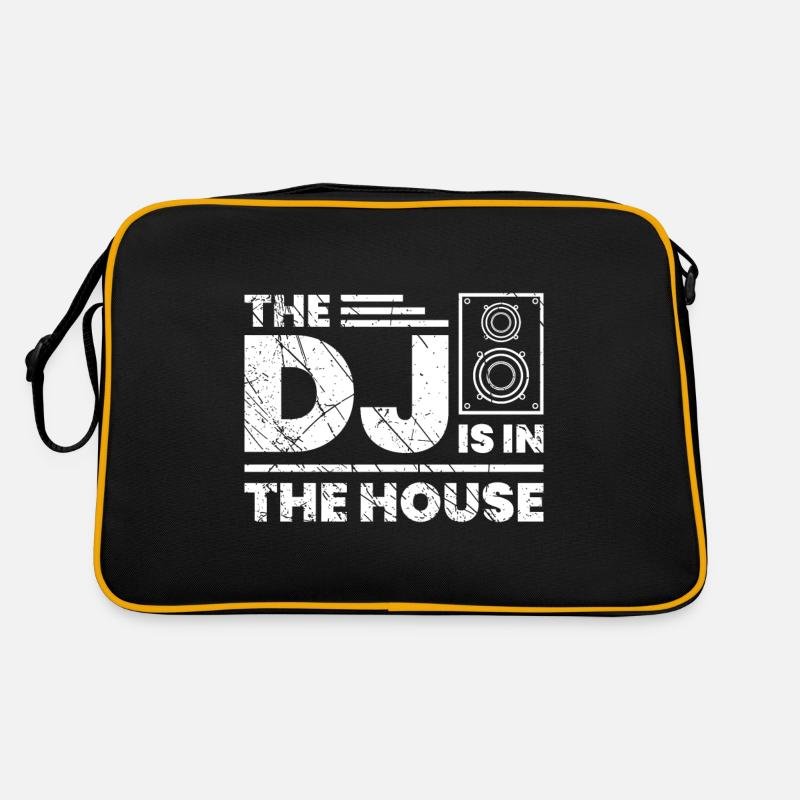 DJ Records Djane Turntable Music Vinyl Retro Bag