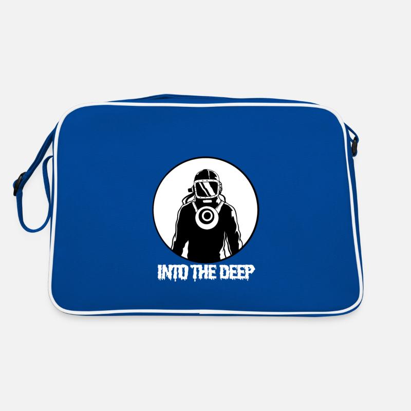 Diver in the depth Retro Bag