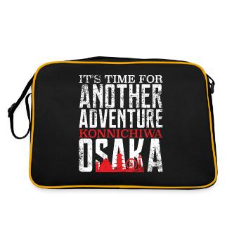 Osaka - Retro Bag - black/gold - Back